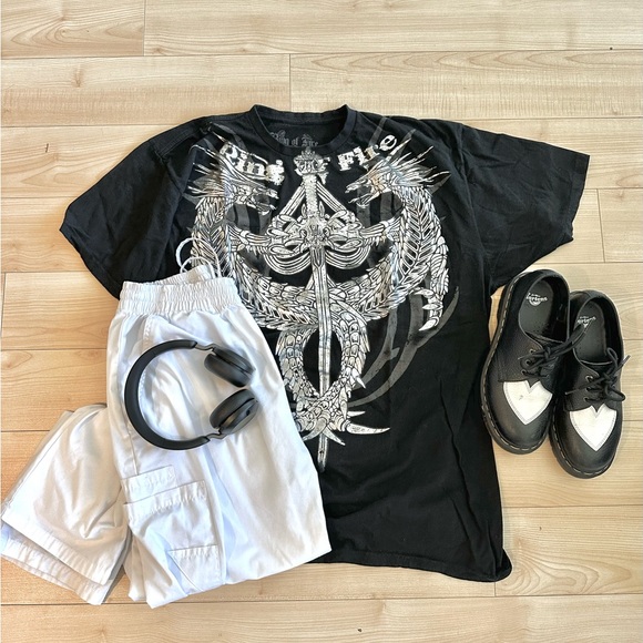 Perfect y2k ring of fire tshirt - Picture 3 of 3